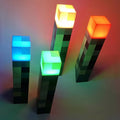 Antorcha de minecraft Led con 4 luces